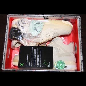 WMNS Off White x Air jordan 4 - “Sail”